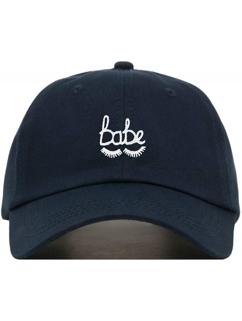 Baseball Caps Babe Lashes Baseball Hat- Embroidered Dad Cap- Unstructured Soft Cotton- Adjustable Strap Back (Multiple Colors...