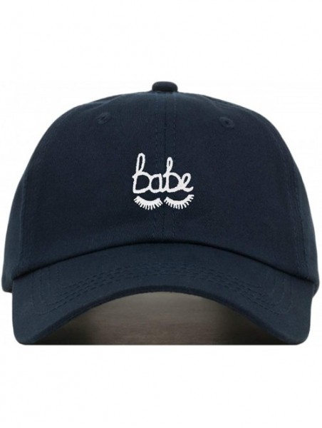 Baseball Caps Babe Lashes Baseball Hat- Embroidered Dad Cap- Unstructured Soft Cotton- Adjustable Strap Back (Multiple Colors...