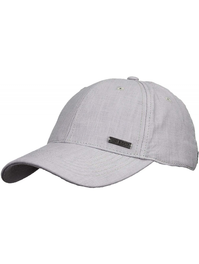 Baseball Caps Baseball King Fifth Profile Cap - Grey Linen - CA18U26TNOD $30.18