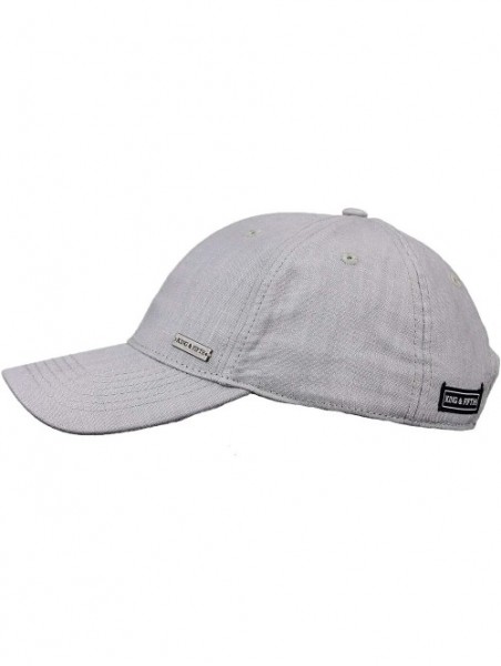 Baseball Caps Baseball King Fifth Profile Cap - Grey Linen - CA18U26TNOD $30.18