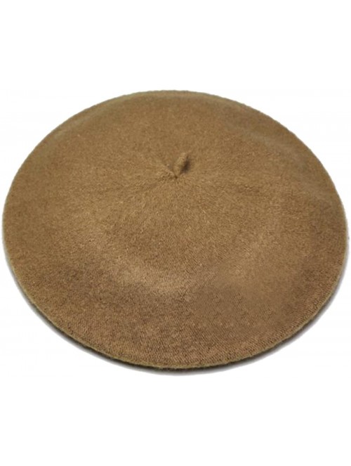 Berets French Beret - Wool Solid Color Womens Beanie Cap Hat - Ts-wb - CO1880RIL9Q $10.14