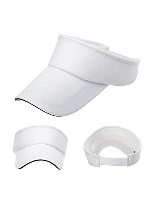 Sun Hats Men Women Summer Visor Sun Plain Hat Cap Sun Hat - Black - CN18QGEW0Y8 $12.04