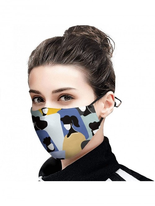 Balaclavas Men Women's Multi-Purpose Face Covers Co-ro-na-virus-Free-World-Map-2020- Face Mask with Adjustable Ear Loops - CH...