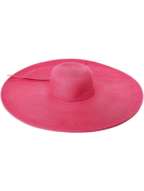Sun Hats Women's Ultrabraid X Large Brim Hat - Hot Pink - CM1160BIKLB $58.99