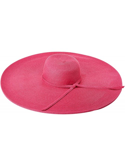 Sun Hats Women's Ultrabraid X Large Brim Hat - Hot Pink - CM1160BIKLB $58.99