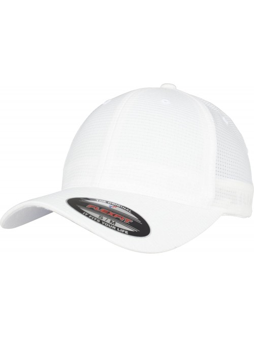 Baseball Caps Hydro-Grid Stretch Cap - White - CR18725729I $30.33