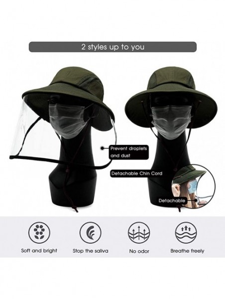 Sun Hats Womens Packable Ponytail SPF 50 Sun Hat Summer Gardening Hiking Fishing 55-61cm - 00707army Green - CD199ICMTQH $31.98