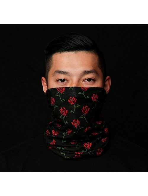 Balaclavas Red Gold U.S.M.C Steel Logo Multi-Function Face Mask 3D Bandana Balaclava Headband - Style 8 - CE196D8Y654 $26.37