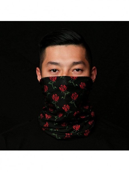 Balaclavas Red Gold U.S.M.C Steel Logo Multi-Function Face Mask 3D Bandana Balaclava Headband - Style 8 - CE196D8Y654 $26.37