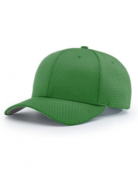 Baseball Caps 414 Pro Mesh Adjustable Blank Baseball Cap Fit Hat - Kelly - CU1873A4QXS $15.21