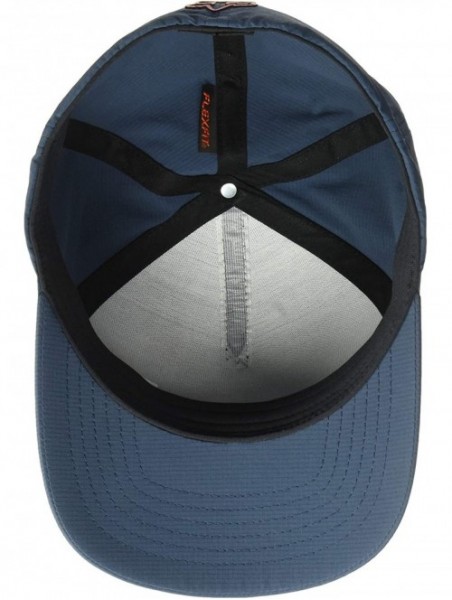 Baseball Caps Men's Barred Flexfit Hat - Navy - C618O9X8ZL5 $41.11