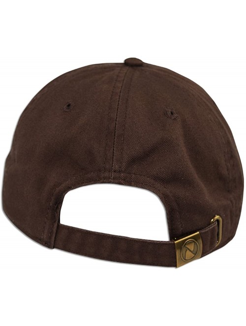 Baseball Caps Cotton Classic Dad Hat Adjustable Plain Cap Polo Style Low Profile Unstructured 1400 - Dark Brown - CY12O48PZL7...