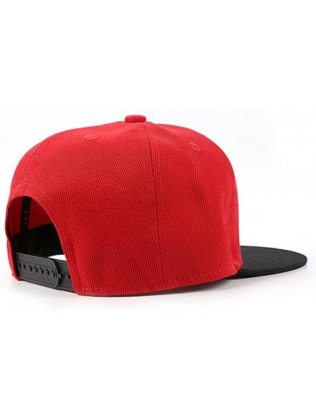 Baseball Caps W900-Trucks Baseball Cap for Men Novel Adjustable Mesh Hat Dad Strapback Hats - Red-1 - CE18AHC42T7 $22.06