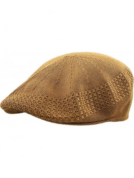 Newsboy Caps Classic Mesh Newsboy Ivy Cap Hat - Timber - CW11JYQLROB $11.83