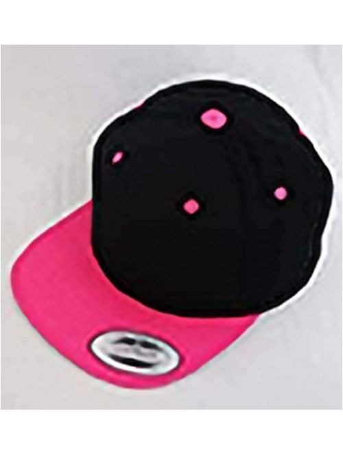 Baseball Caps Mens The Classic Premium Snapback 2-Tone Cap - Black/ Neon Green - CO11JDBYK4L $12.75