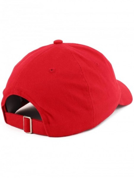 Baseball Caps NASA I Need My Space Embroidered 100% Brushed Cotton Soft Low Profile Cap - Red - CH12L01NYP7 $27.39