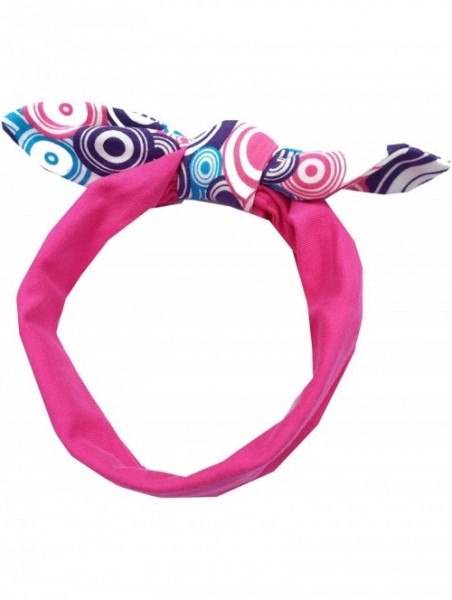 Headbands Knot Hairband - Fuschia Sunshine - CO12N2Q4L8Z $10.61