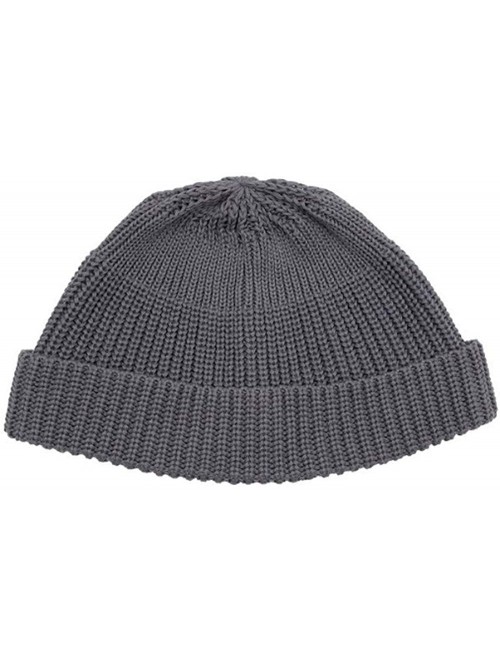 Skullies & Beanies Cuff Beanie Cap Solid Classic Plain Watch Cap Men and Women's Winter Hats Outdoor Soft Warm Ski Hat - Gray...