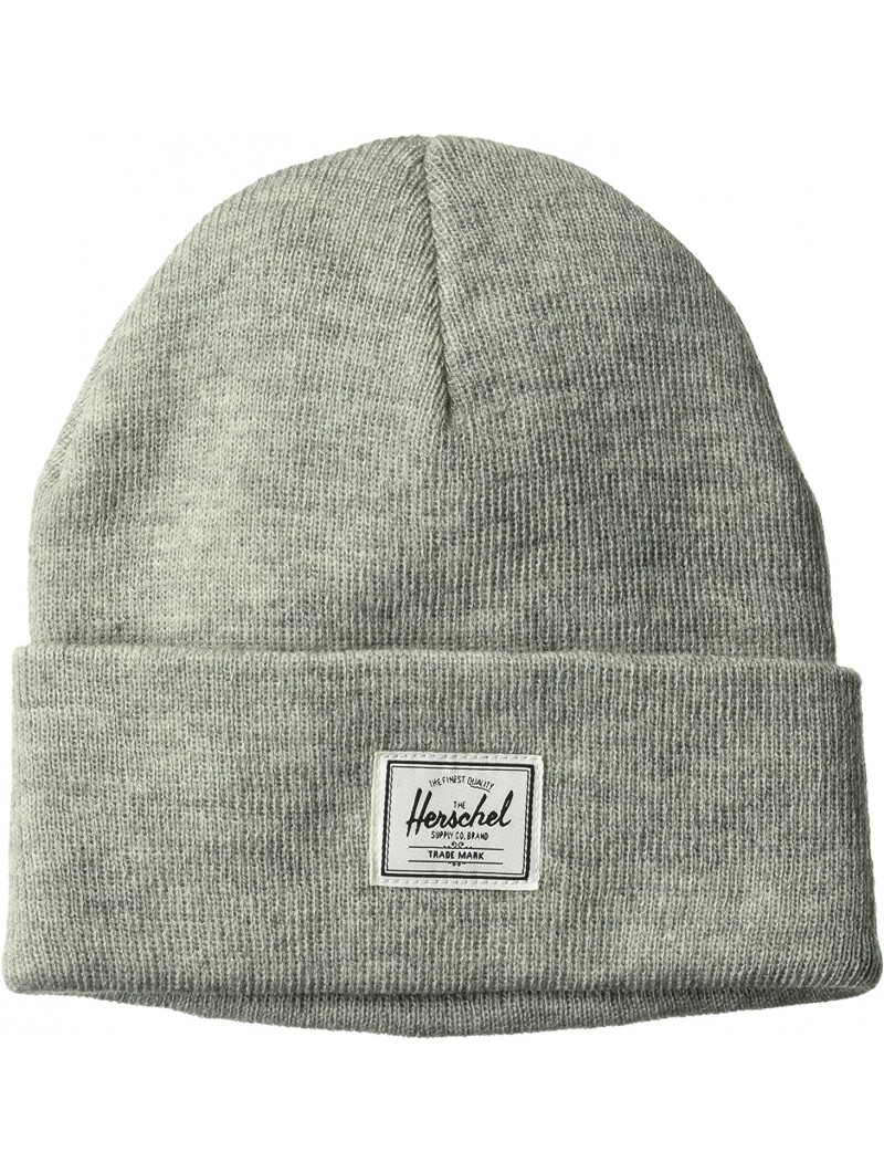 Skullies & Beanies Supply Co. Men's Elmer Beanie Cap - Heathered Light Grey - CN12NZOYUUA $22.89