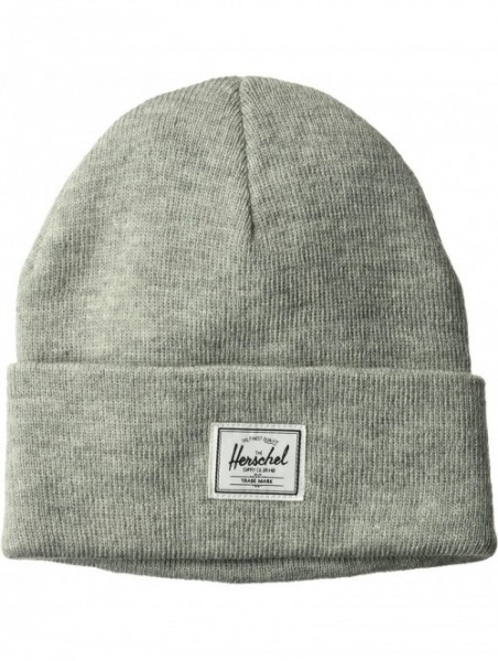 Skullies & Beanies Supply Co. Men's Elmer Beanie Cap - Heathered Light Grey - CN12NZOYUUA $22.89