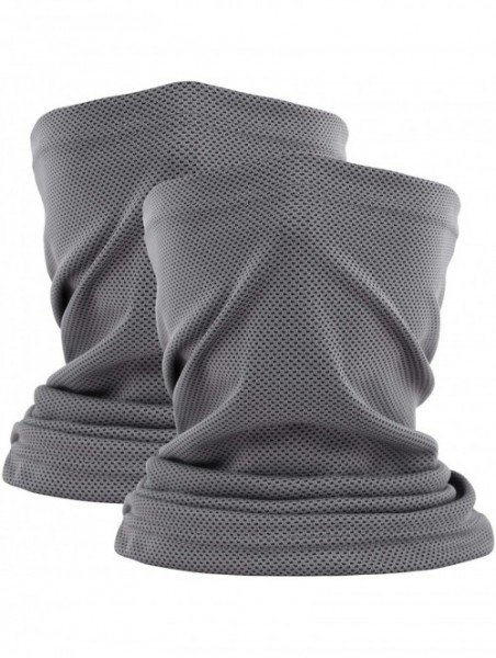 Balaclavas Windproof Balaclava Bandana Headwrap Breathable Neck Giater for Outdoor Sports - 2 Dark Grey - CD199I0M9D6 $20.97