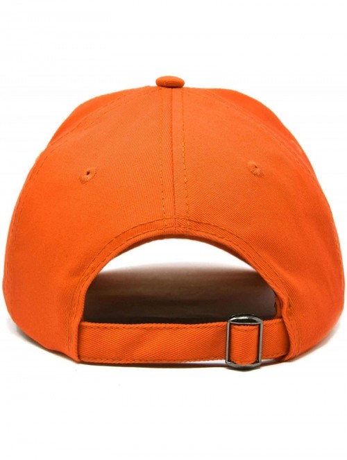 Baseball Caps Pineapple Hat Unstructured Cotton Baseball Cap - Orange - C318ICEAS6D $10.32