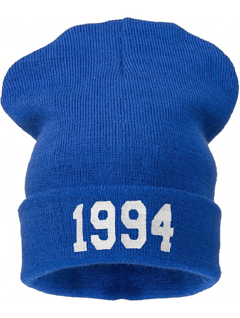 Skullies & Beanies Beanie Hat Women Men Winter Warm Black Bad Hair Day Oversized - Blue - C211GDEGXRN $15.22