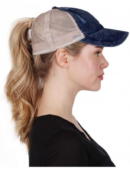 Baseball Caps Mesh - Emily Navy - CF18YLXHA2R $24.72