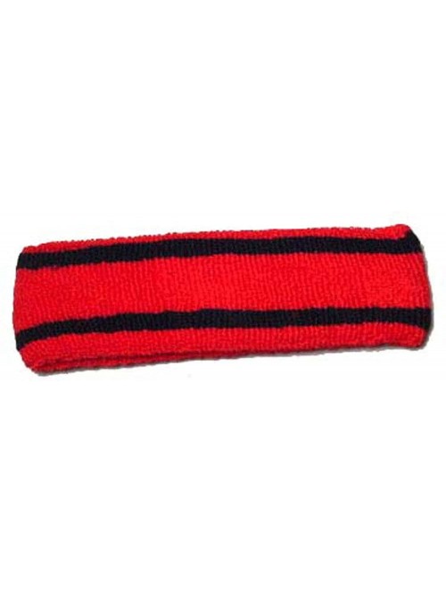 Headbands Striped Headband - Red/Black - CH11175D6JV $12.76