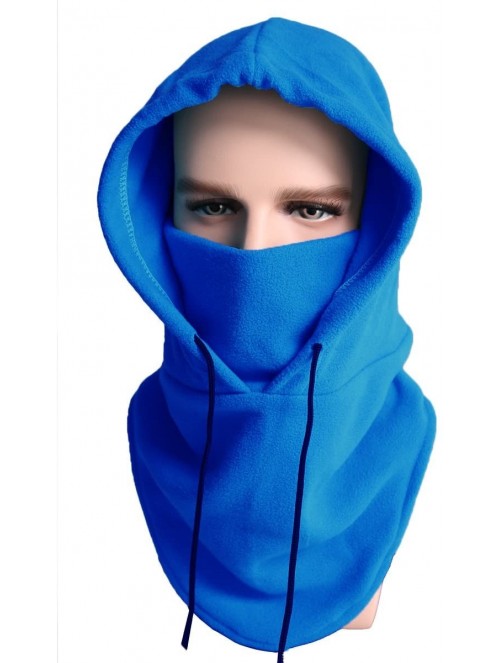 Balaclavas Fleece Balaclava Windproof Ski Mask - Blue - C118I3RHXGL $18.68