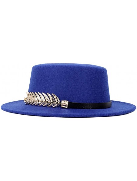 Fedoras Unisex Fashion Fedora Hat Classic Jazz Caps Vintage Bowler Hat with Feather - Black - CM18QIKGM3M $26.80