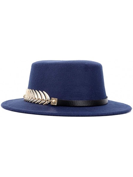 Fedoras Unisex Fashion Fedora Hat Classic Jazz Caps Vintage Bowler Hat with Feather - Black - CM18QIKGM3M $26.80