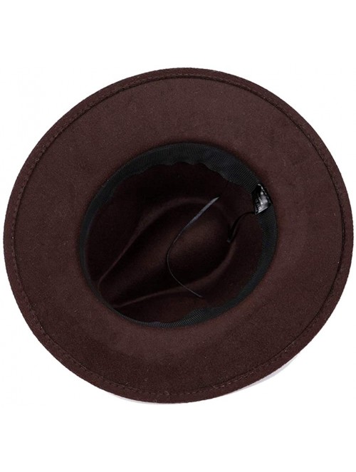 Fedoras Unisex Fashion Fedora Hat Classic Jazz Caps Vintage Bowler Hat with Feather - Black - CM18QIKGM3M $26.80