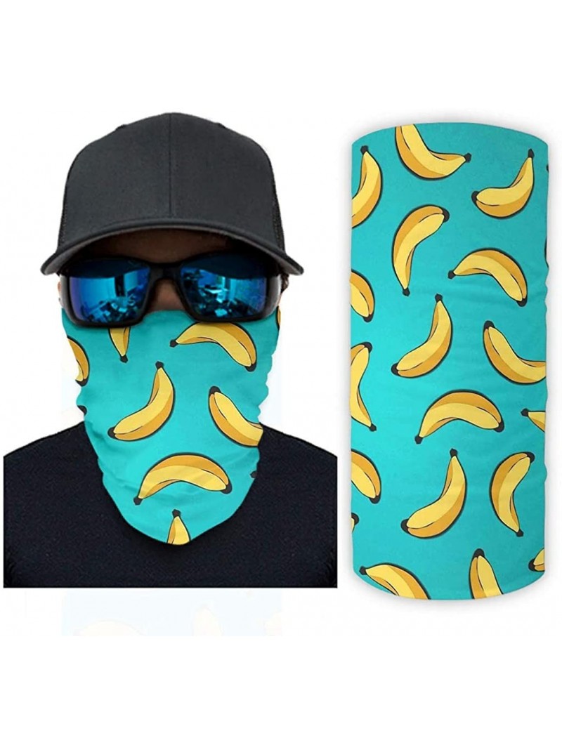 Balaclavas Vintage Bandana Balaclava Protection - Banana Face Mask - CB198H54ZH9 $25.16