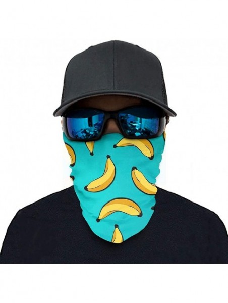 Balaclavas Vintage Bandana Balaclava Protection - Banana Face Mask - CB198H54ZH9 $25.16