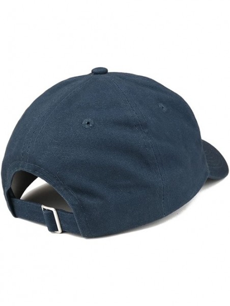 Baseball Caps Holy Trinity Embroidered Brushed Cotton Dad Hat Ball Cap - Navy - CT180D8OCMR $20.57