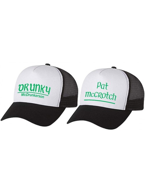 Baseball Caps St. Patrick's Day Matching Trucker Mesh Cap Drunky McDrunkerson & Pat McCROTCH - CD18QED4MTA $16.15