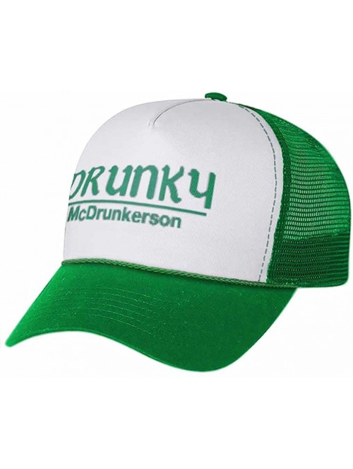 Baseball Caps St. Patrick's Day Matching Trucker Mesh Cap Drunky McDrunkerson & Pat McCROTCH - CD18QED4MTA $16.15