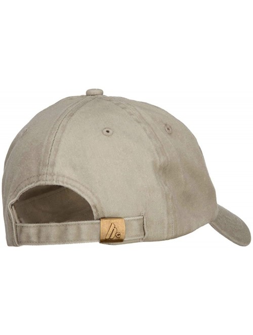 Baseball Caps NASA Insignia Embroidered Washed Cap - Beige - C4127A79499 $24.98