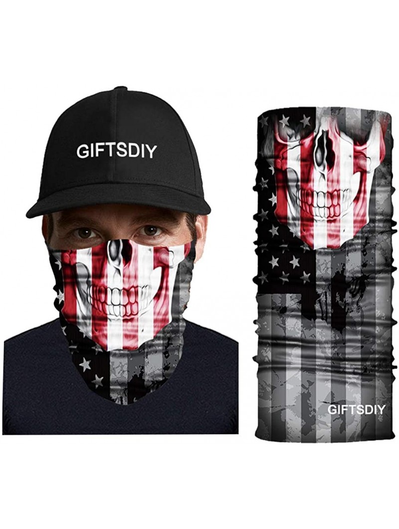 Balaclavas Personalized Face Cover Bandana Men-Balaclava Headwear Headband Neck Gaiter Scarf - Color 7 - CK198MW8H9G $18.77