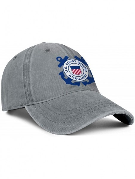 Baseball Caps Unisex Baseball Caps United States Coast Guard Auxiliary Popular Sun Hats - United States Coast-26 - CD18WQQH48...