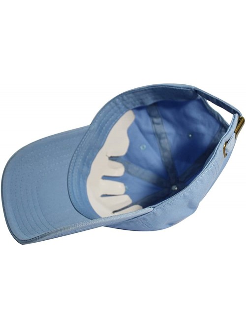 Baseball Caps Latinas Dad Hat Cotton Baseball Cap Polo Style Low Profile - Sky - CM186648ETS $14.80