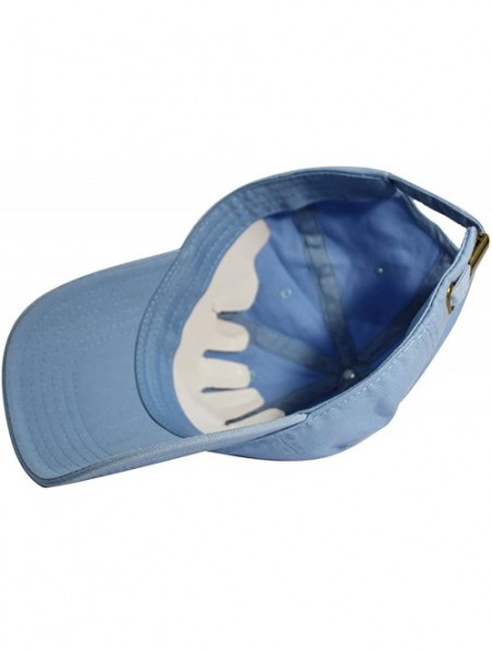 Baseball Caps Latinas Dad Hat Cotton Baseball Cap Polo Style Low Profile - Sky - CM186648ETS $14.80