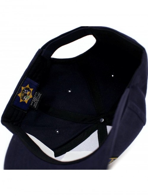 Baseball Caps California Highway Patrol Eureka Badge Applique Hat Cap Adult One-Size Multi - Navy - CB187QU4GYO $14.31