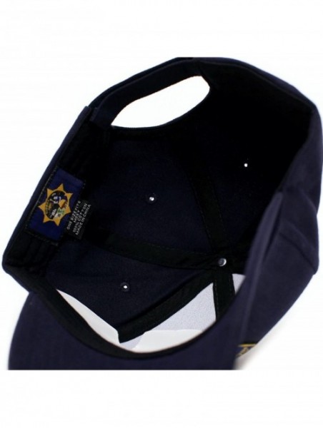 Baseball Caps California Highway Patrol Eureka Badge Applique Hat Cap Adult One-Size Multi - Navy - CB187QU4GYO $14.31