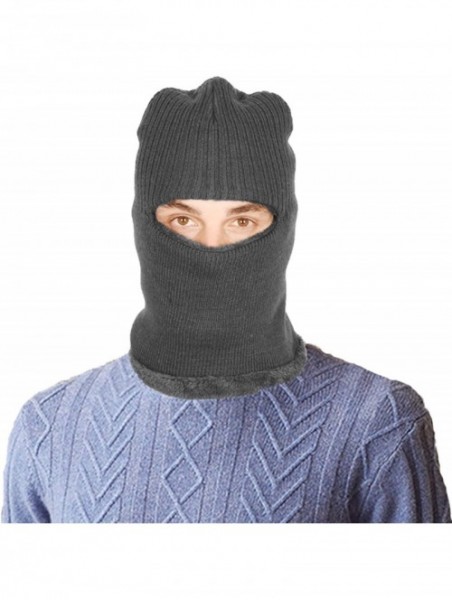 Balaclavas Kint Balaclavas Face Warmer Mask - Thick Double Layer Fleece Lining Windproof Ski Beanie Hat for Mens Womens - CO1...