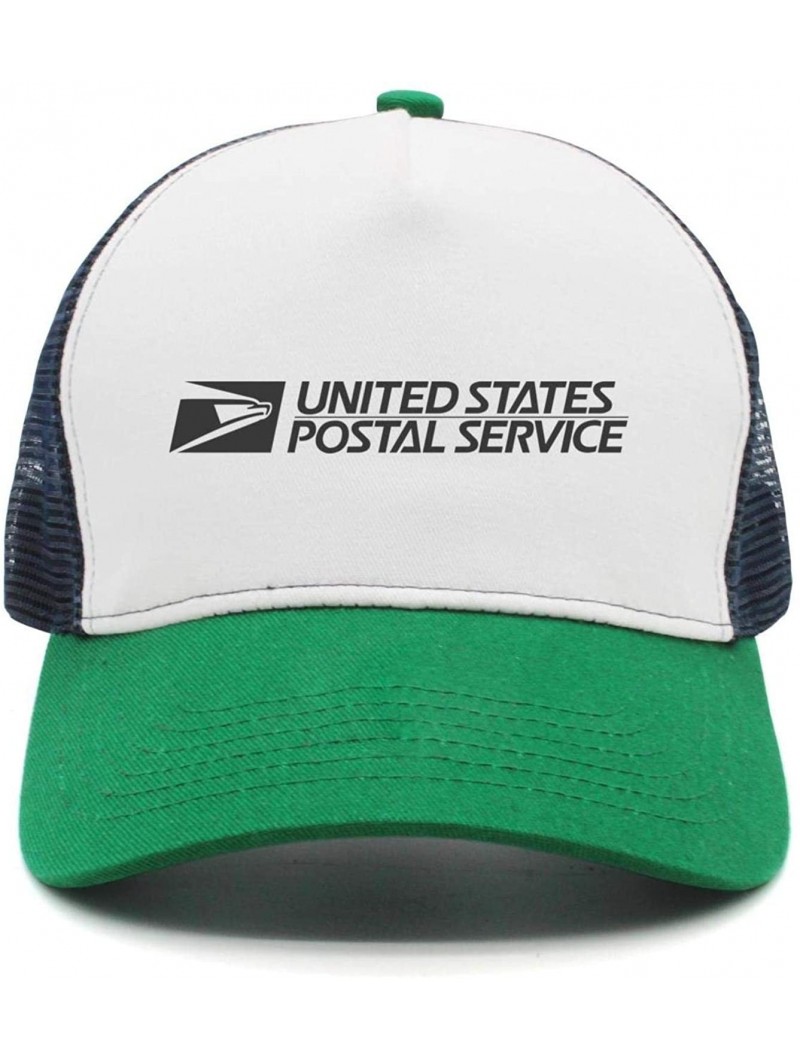Baseball Caps Mens Womens USPS-United-States-Postal-Service-Logo- Custom Adjustable Fishing Cap - Green-1 - C318NUCQW74 $18.54
