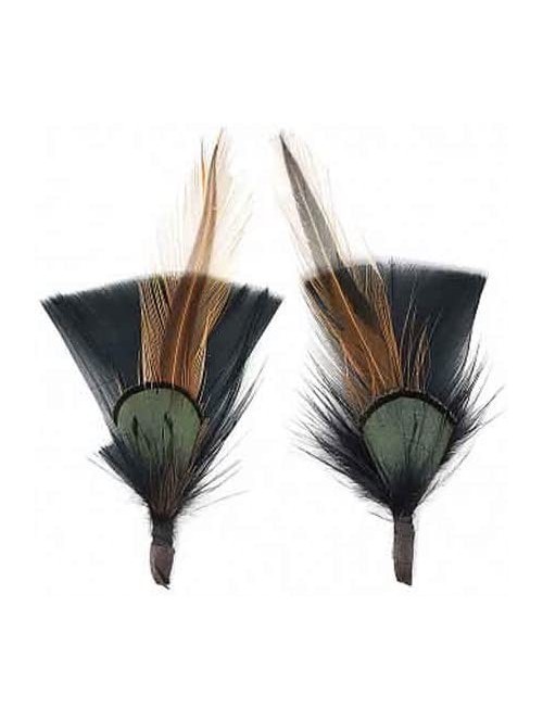 Fedoras Side Feather for Hats & Fedoras - Bl-n5205 - CZ18NYSR5CR $11.64