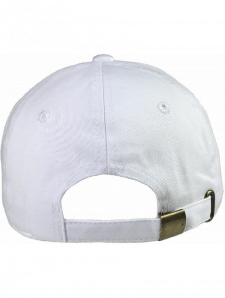 Baseball Caps World's Best Grandpa Baseball Hat - White (World's Best Grandpa Dad Hat) - CC18EOIEZRK $20.43