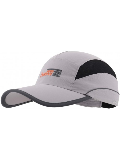 Baseball Caps Running Cap Water Repellent Sport Hat for Men (7-7 1/2) - Black - CF18M8MQ2YW $17.21